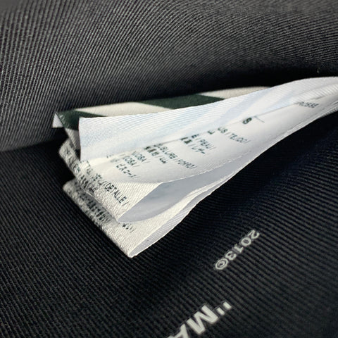OFF-WHITE by Virgin Abloh Black White Leather "FOR DISPLAY ONLY" Double Pouch