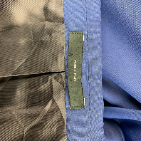 PAUL SMITH Soho Fit Size 38 Regular Blue Wool / Mohair Notch Lapel Suit