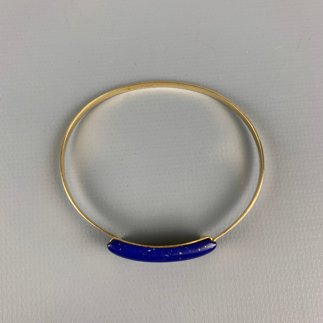 GUCCI Blue Lapiz 18K Gold Custom Made Bracelet