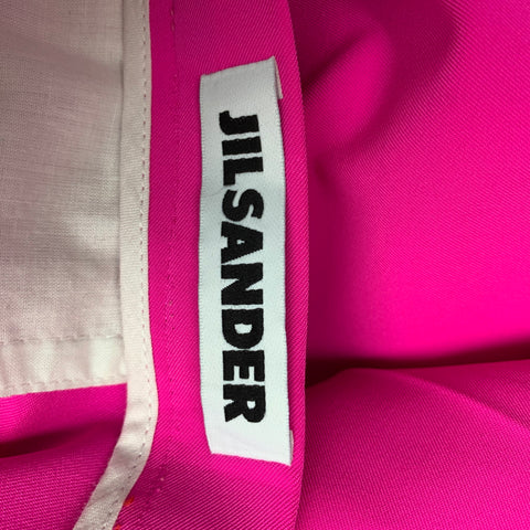 JIL SANDER Size 32 Pink Solid Tapered Dress Pants