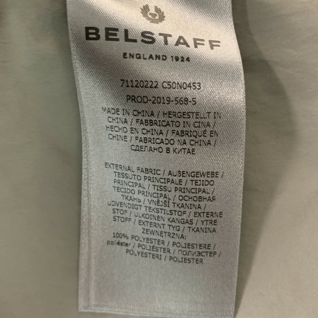 BELSTAFF Size M Gray Polyester Zip Jacket