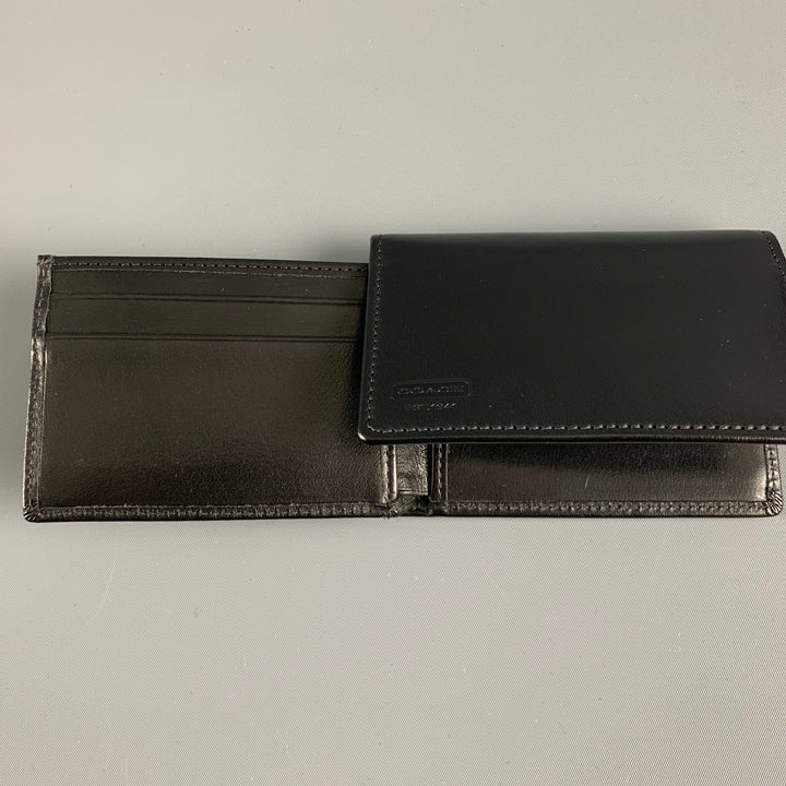 COACH Black Leather Wallet