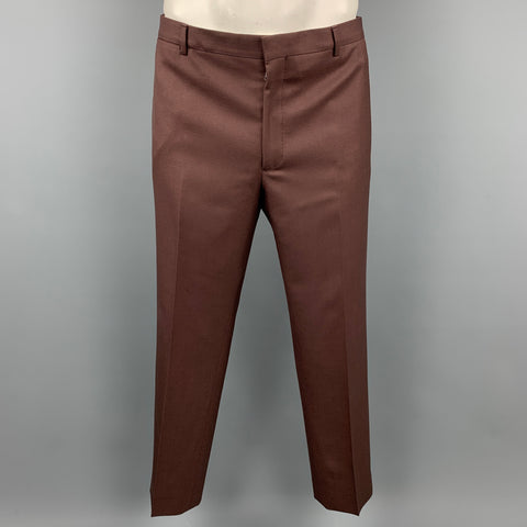 PAUL SMITH Kensington Fit Size 44 Brown Wool Notch Lapel Regular Suit