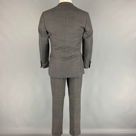 SUITSUPPLY Size XS Grey Glenplaid Wool Notch Lapel Suit