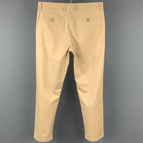 MAISON MARTIN MARGIELA Size 34 Khaki Cotton Button Fly Casual Pants