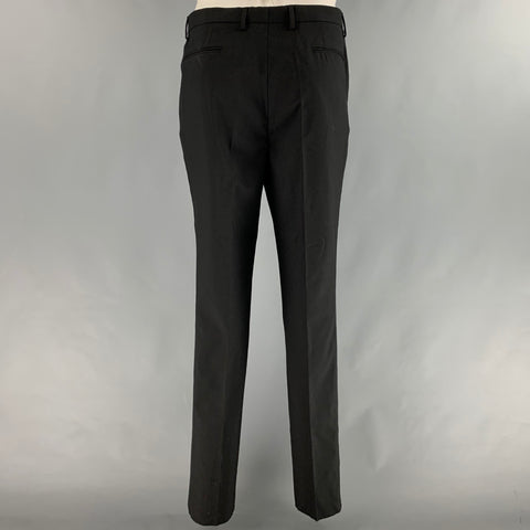 MR P. Taille 46 Tuxedo à col châle en laine unie noire