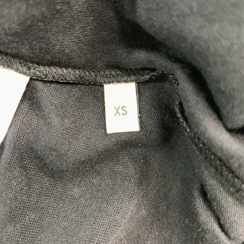 GUCCI Size XS Black Gold Stars Cotton Crew-Neck T-shirt