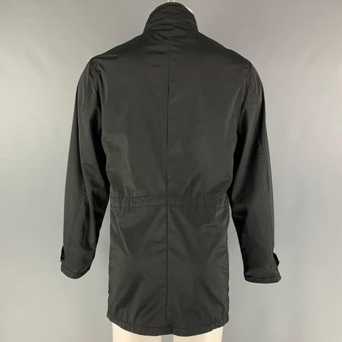 ARMANI COLLEZIONI Taille 40 Veste coupe-vent en polyester noir