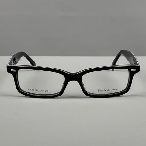 GIORGIO ARMANI Black Acetate Frames