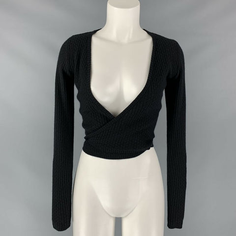 CASHMERE OTOÑO Talla S Cárdigan Seda / Cachemir Negro