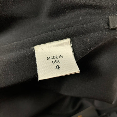 MONIQUE LHUILLIER Taille 4 Robe de cocktail à paillettes en rayonne de soie or noir