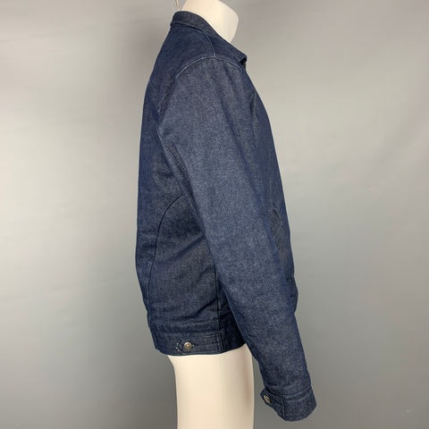 WON HUNDRED JEANS Wayne Talla M Chaqueta bomber vaquera índigo