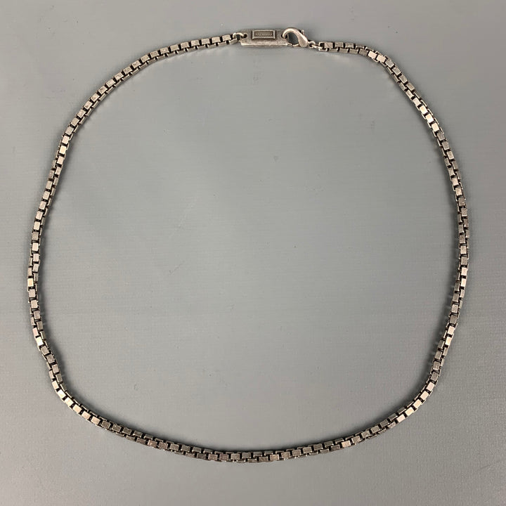 Vintage KENNETH COLE Silver Link Sterling Silver Necklace