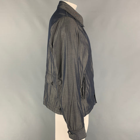ENGINEERED GARMENTS Size XL Slate Cotton Side Tabs Jacket