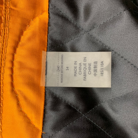 COACH x Keith Haring Size XL Orange White Embroidery Viscose Cotton Jacket