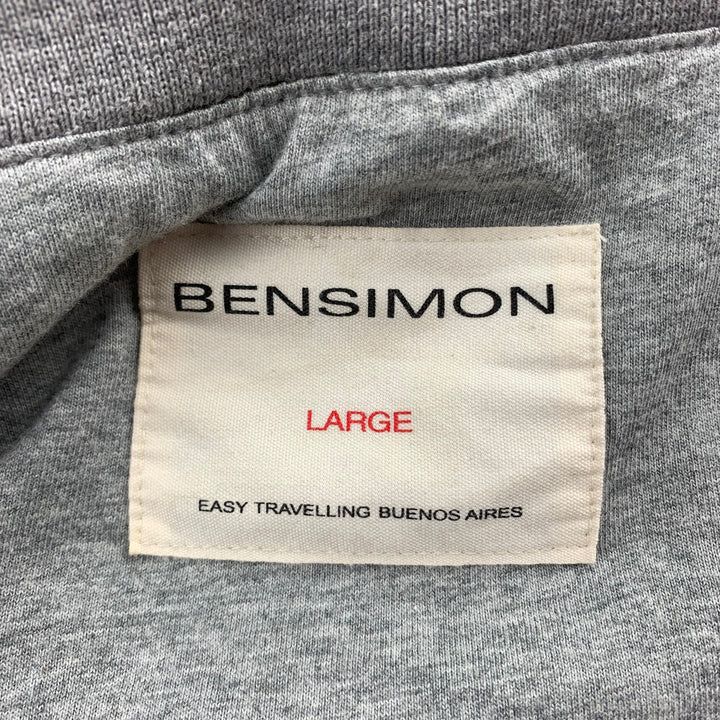 BENSIMON Chaqueta Con Capucha De Nylon Gris Talla L