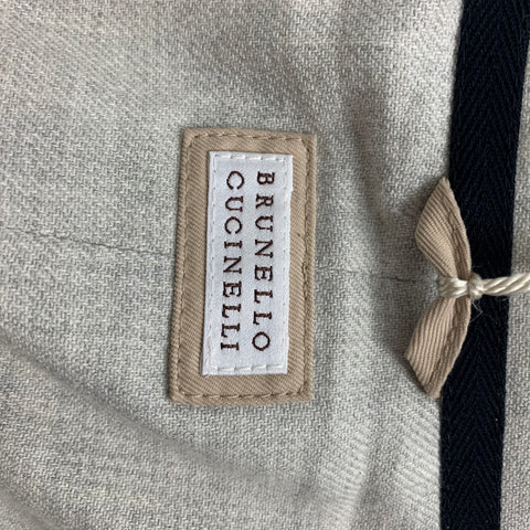 BRUNELLO CUCINELLI Size XL Tan Quilted Polyester Nylon Vest