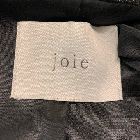 JOIE Size M Silver Polyester Blend Metallic Jacket