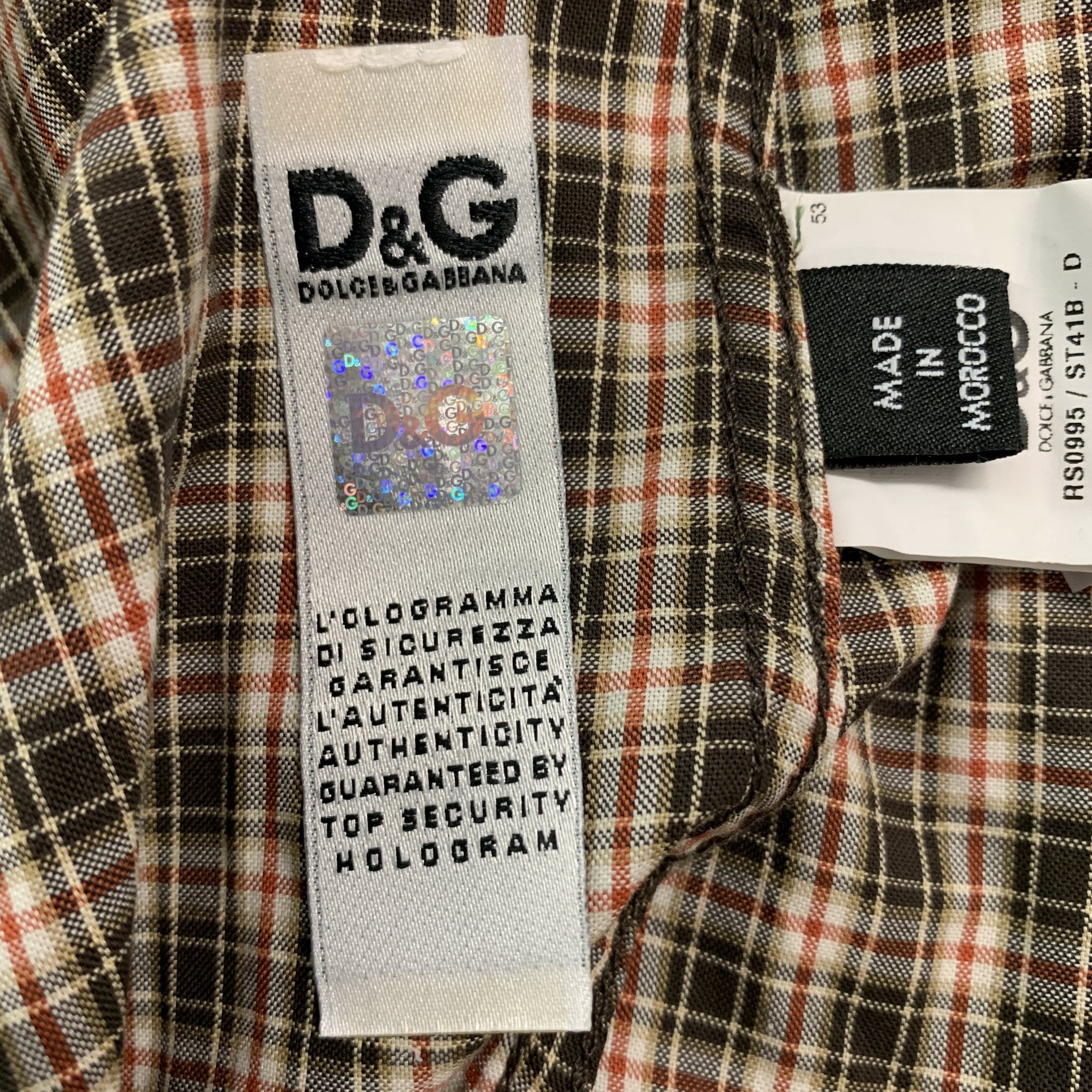 Dolce and gabbana outlet authenticity check