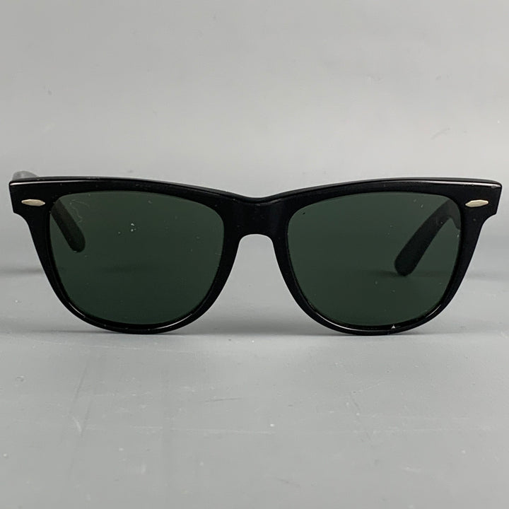 RAY-BAN Black Acetate Wayfarer Sunglasses