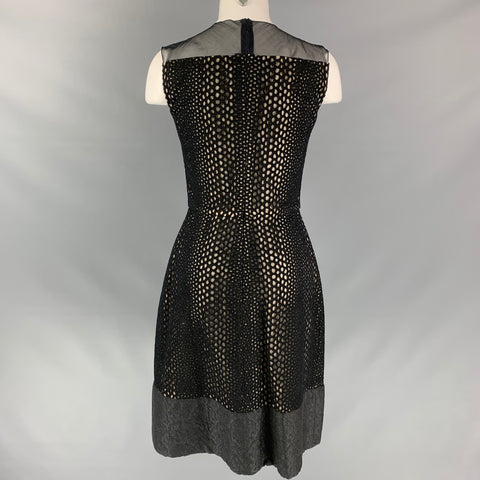 GIAMBATTISTA VALLI Size S Black Lace Dress