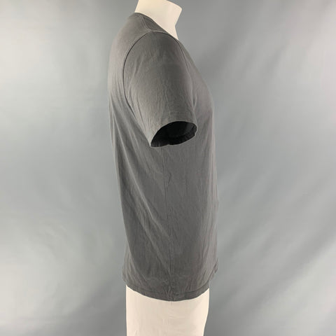 MAISON MARGIELA Size L Grey Cotton Short Sleeve T-shirt