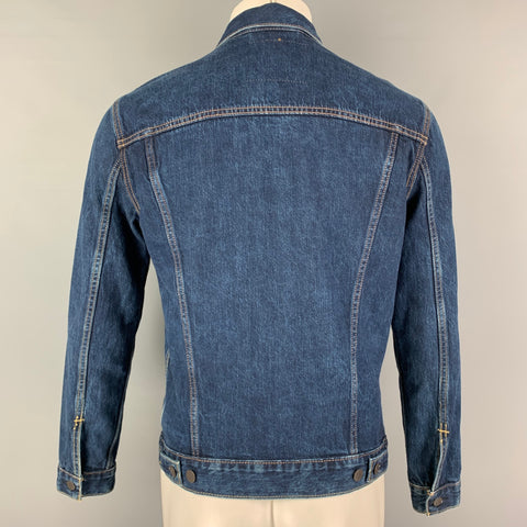LEVI'S Size M Blue Cotton Trucker Jacket