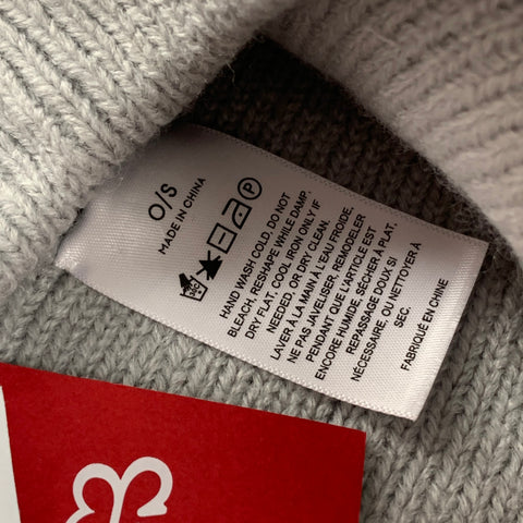 SUNDAY BEST Gorro acrílico gris talla única