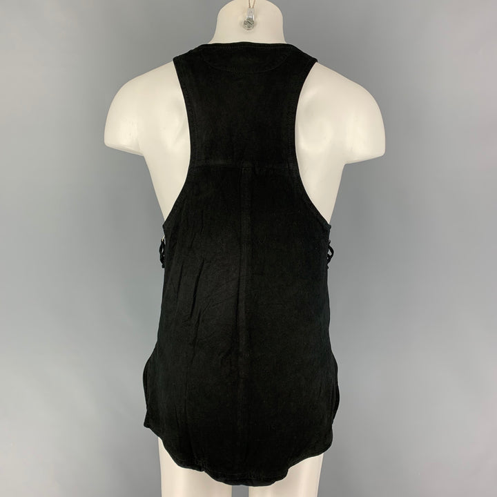 ALEXANDRE PLOKHOV Size 40 Black Side Zipper Tank Top