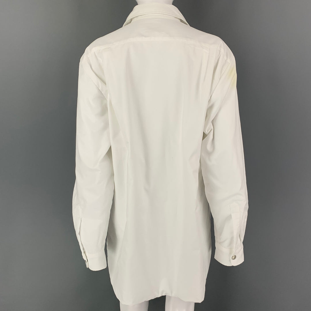 DRIES VAN NOTEN x LEN LYE Size M White Cotton Shirt Jacket Shirt