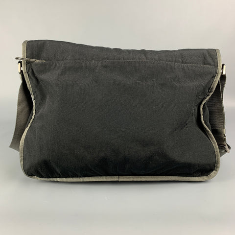 PRADA Sac messager Tessuto en polyamide noir et gris