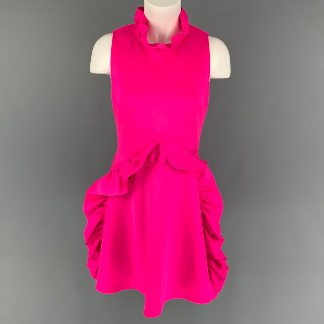 TED BAKER Size 2 Pink Polyester Sleeveless Dress – Sui Generis Designer  Consignment