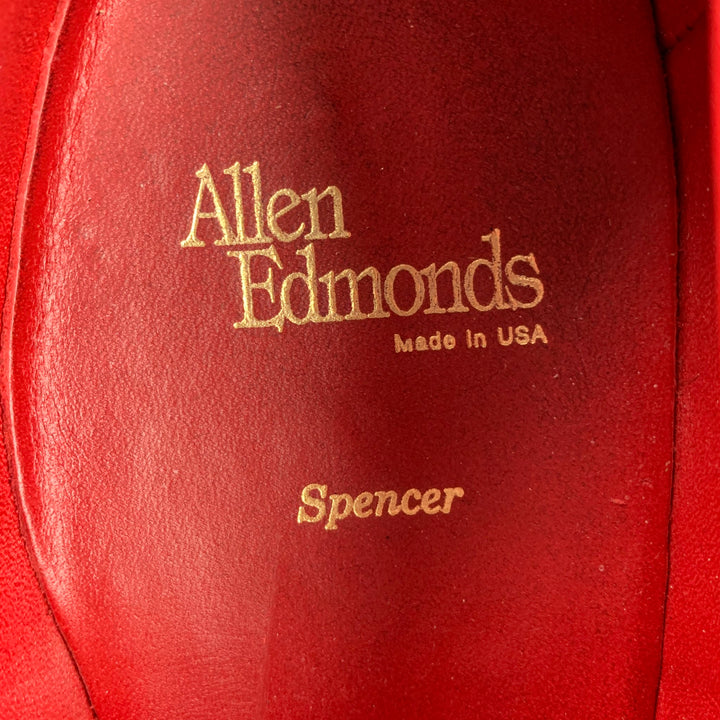 ALLEN EDMONDS Spencer Size 11.5 Black Leather Lace Up Shoes