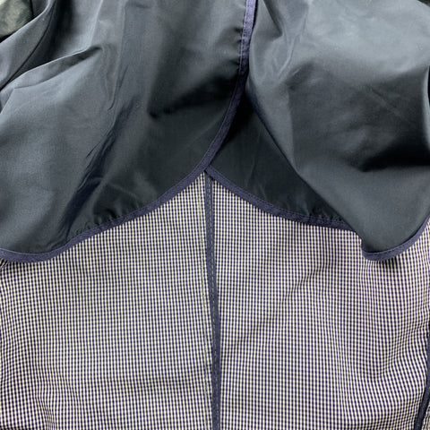 XAGON MAN Size M Navy Cotton / Polyamide Notch Lapel Sport Coat