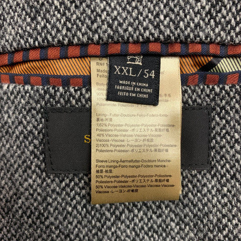 SCOTCH AND SODA Size 44 Grey & Black Wool / Nylon Sport Coat