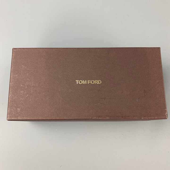 TOM FORD Gold Tone Metal Round Sunglasses