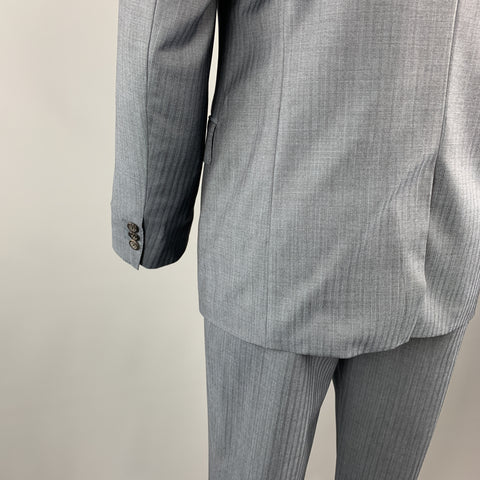 HUGO BOSS 38 Navy Lana Wool Notch Lapel 32 x 30 Suit