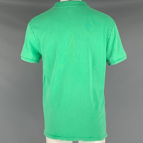 POLO by RALPH LAUREN Size M Green Cotton Short Sleeve Polo
