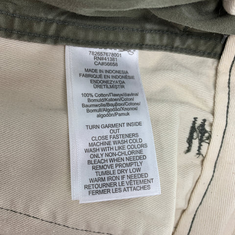 RRL by RALPH LAUREN Size 36 Olive Cotton Cargo Casual Pants