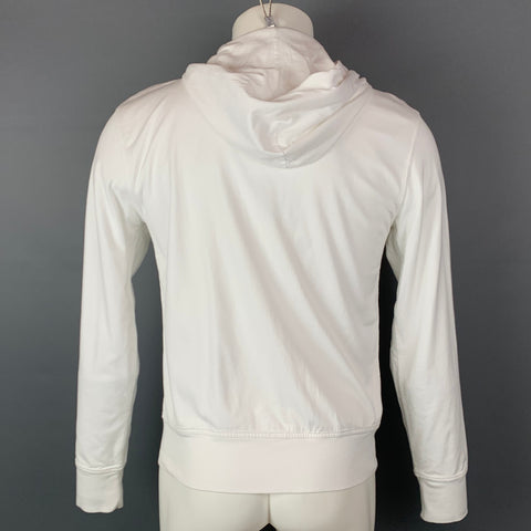 POLO by RALPH LAUREN Size S White Pima Cotton Hoodie Sweatshirt
