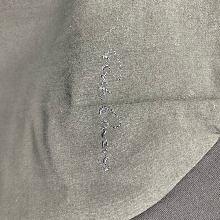 RICK OWENS X OLMAR and MIRTA Size L Black Wool / Silk Single Button Sport Coat