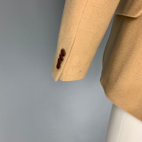SHIPLEY and HALMOS Size 40 Tan Wool Cashmere Sport Coat