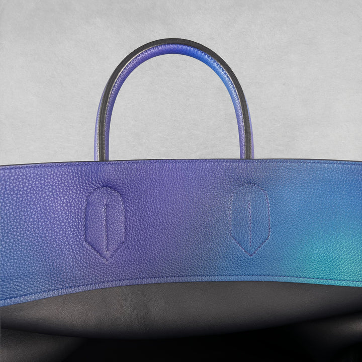 Hermès SS19 Ombré Haut à Courroies Cosmos HAC 50 Nuit Violet Limited Edition Bag
