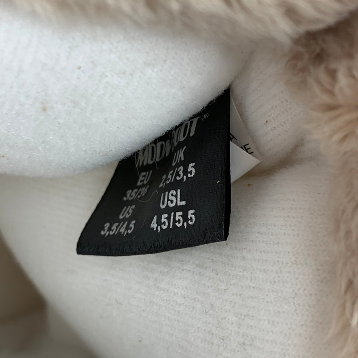 MONCLER GENIUS x PALM ANGELS Collection Size 6 Tan Suede Pull On Moon Boots
