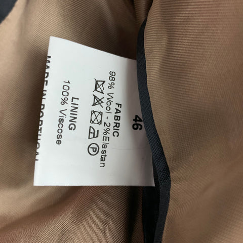 LORDS & FOOLS Size 36 Navy Wool Peak Lapel Sport Coat