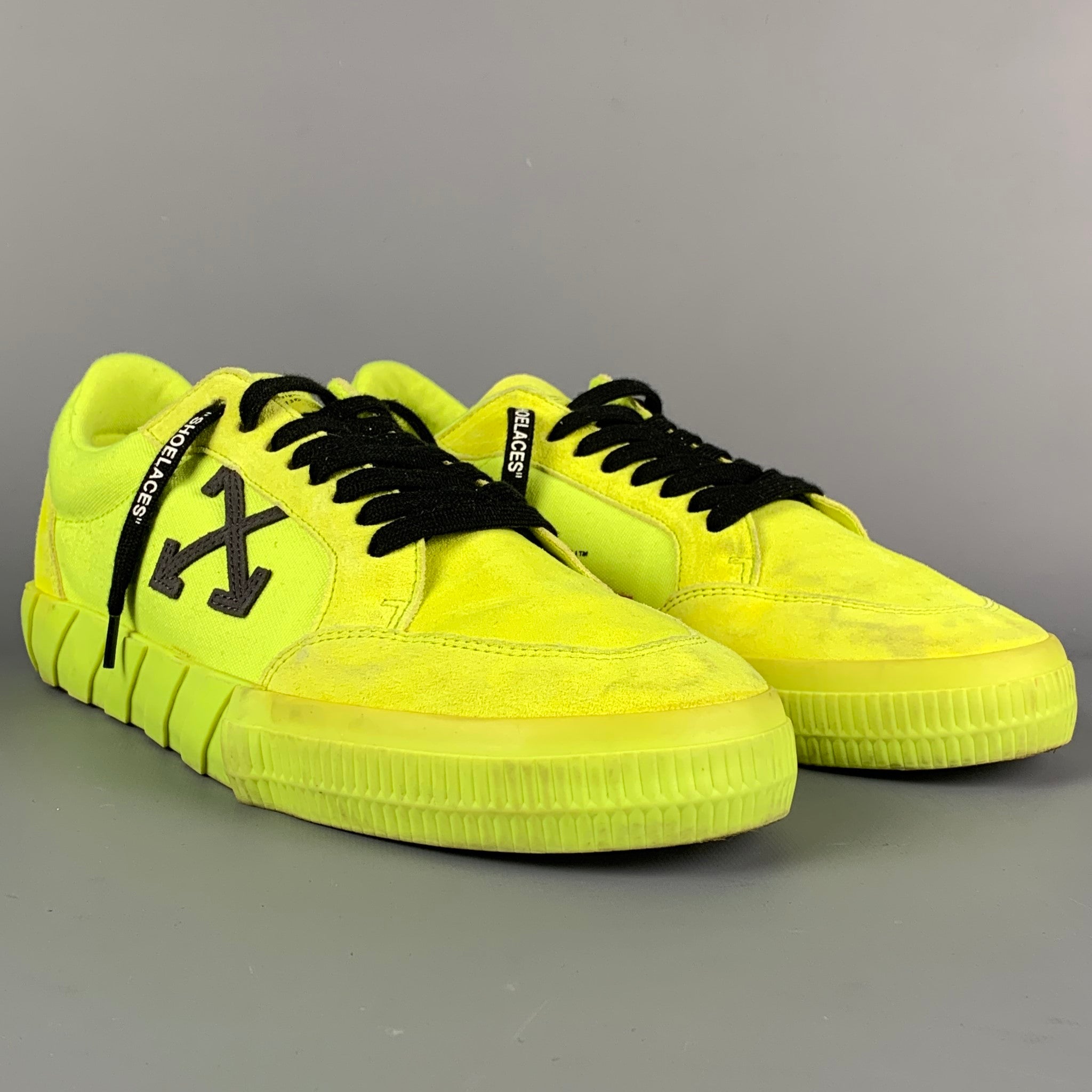 Off white vulc low cheap yellow