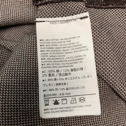 ARCTERYX Size M Brown Logo Cotton Henley Pullover
