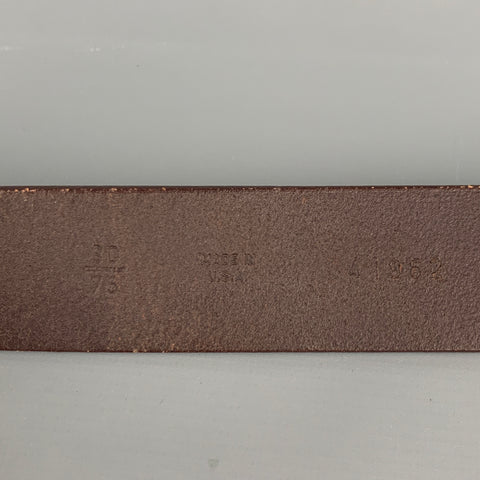 BROOKS BROTHERS Ceinture en cuir marron taille 30
