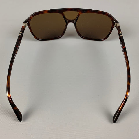 PERSOL Gafas de sol de acetato en carey marrón