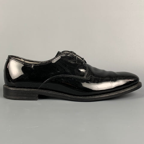 ALLEN EDMONDS Mayfair Taille 9 Chaussures à lacets en cuir noir